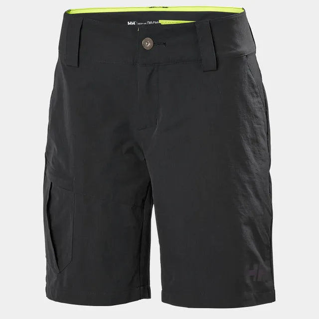 Womens Quick Dry Cargo Short (Ebony)