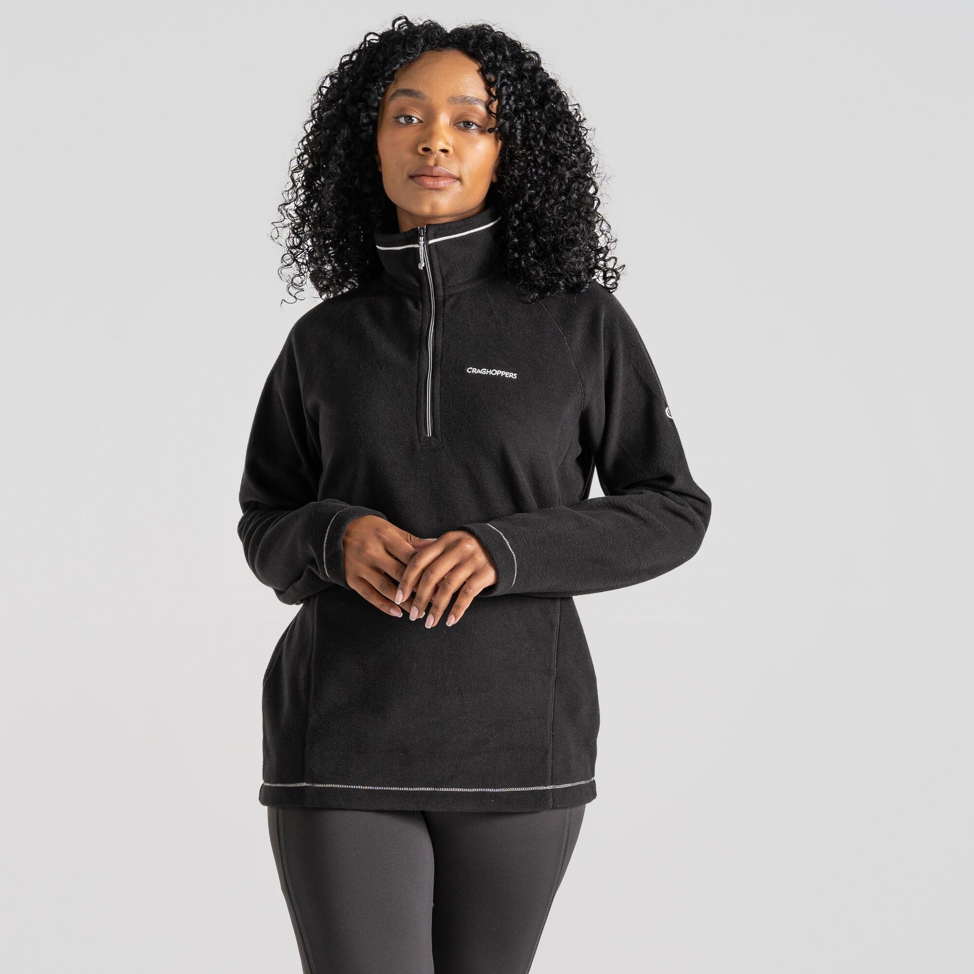 Womens Miska VI Half Zip (Black)