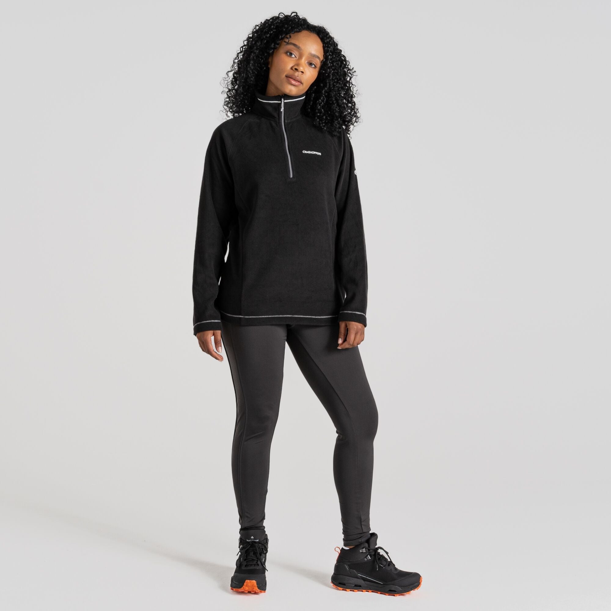 Womens Miska VI Half Zip (Black)