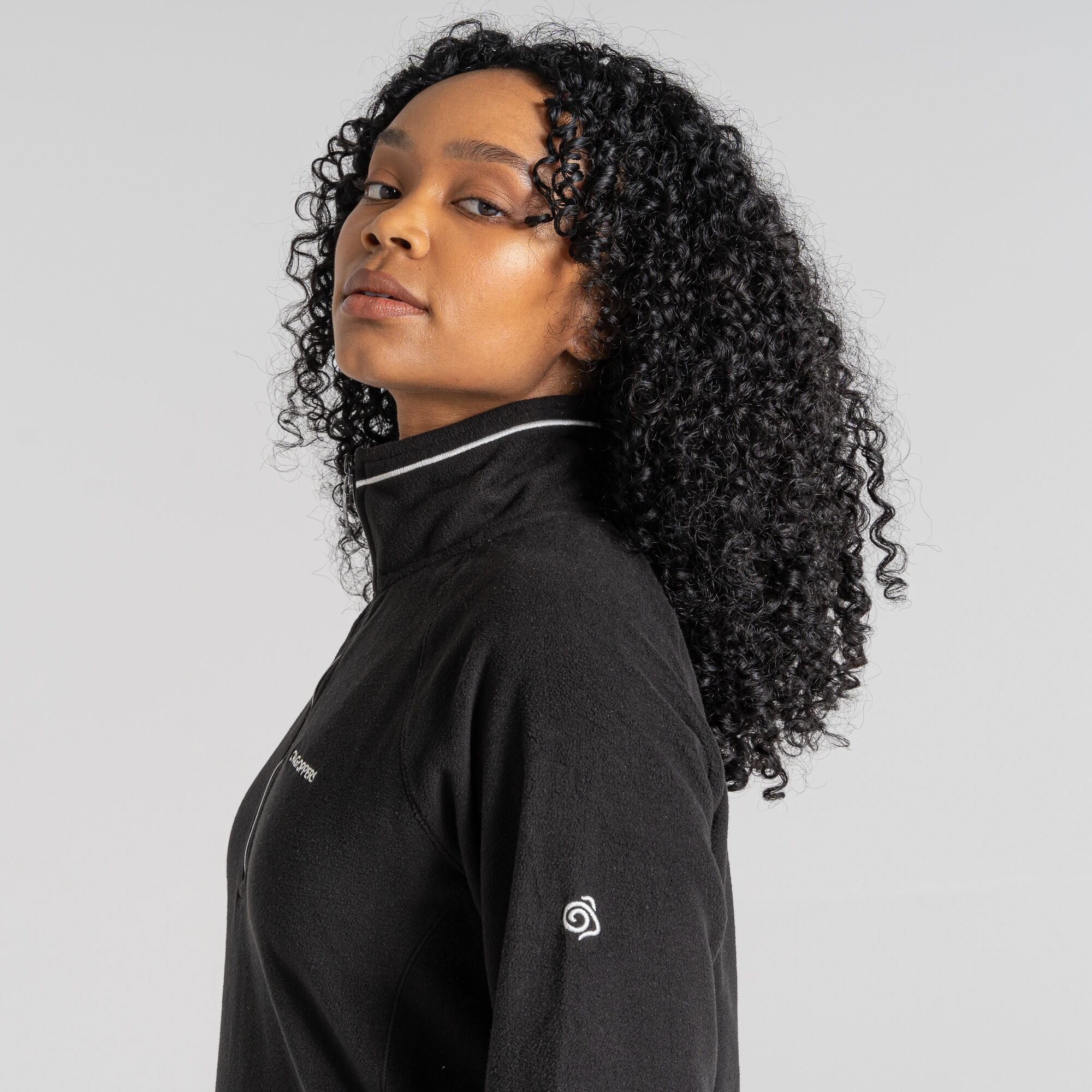 Womens Miska VI Half Zip (Black)