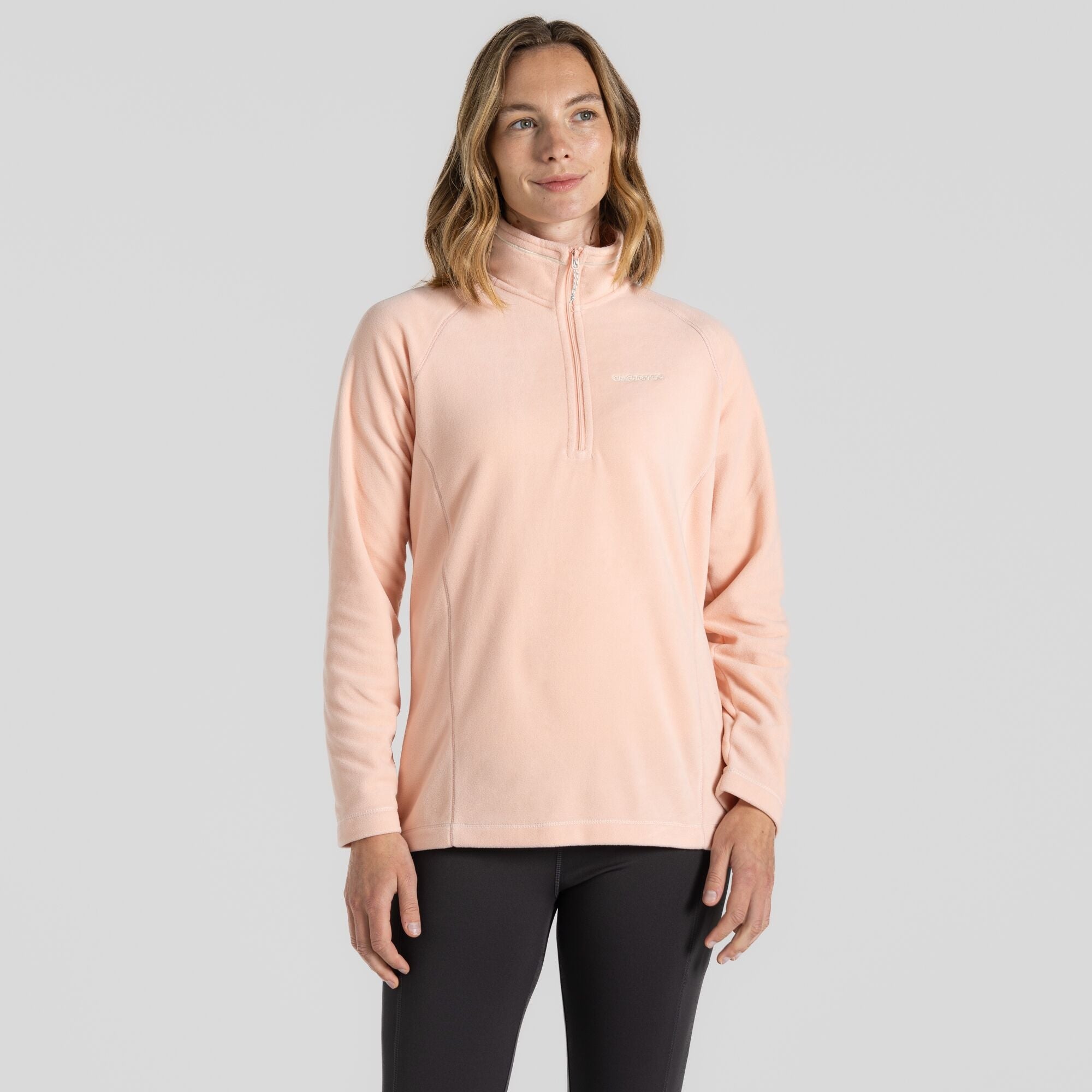 Womens Miska VI Half Zip (Pink Peach)