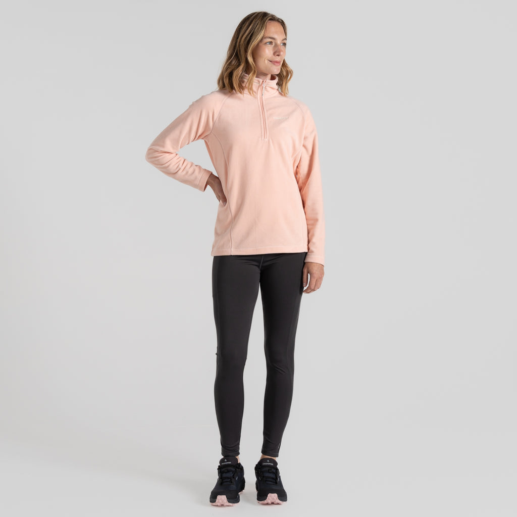 Womens Miska VI Half Zip (Pink Peach)