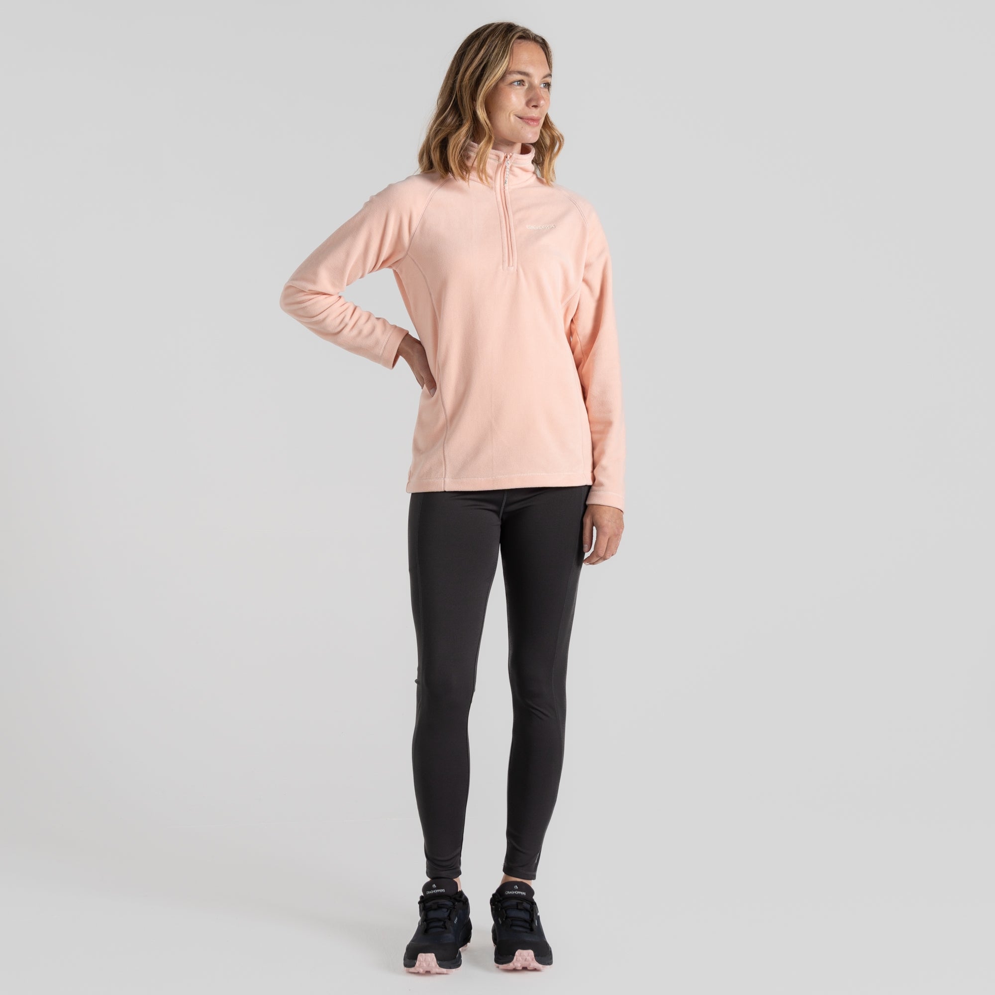 Womens Miska VI Half Zip (Pink Peach)