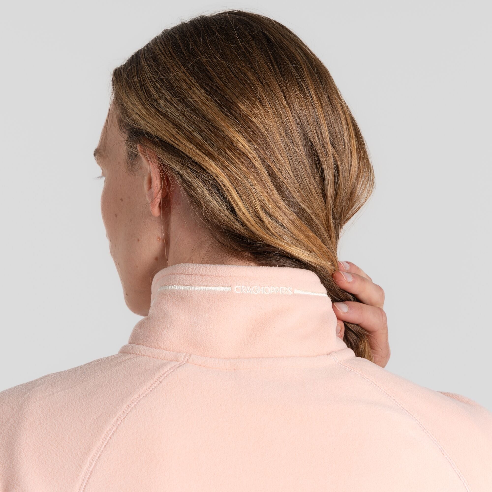 Womens Miska VI Half Zip (Pink Peach)