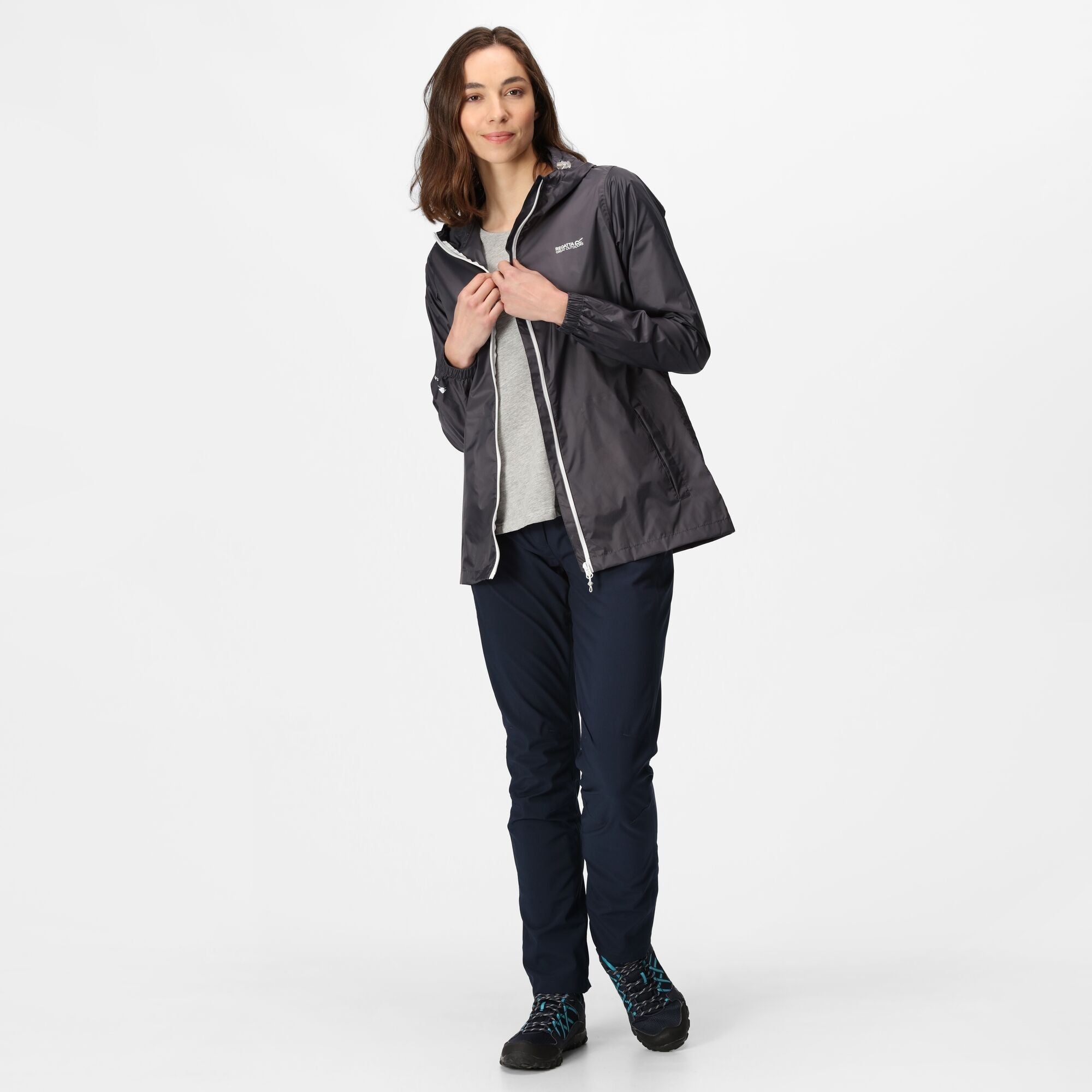 Womens Pack It Jacket (Seal Grey)