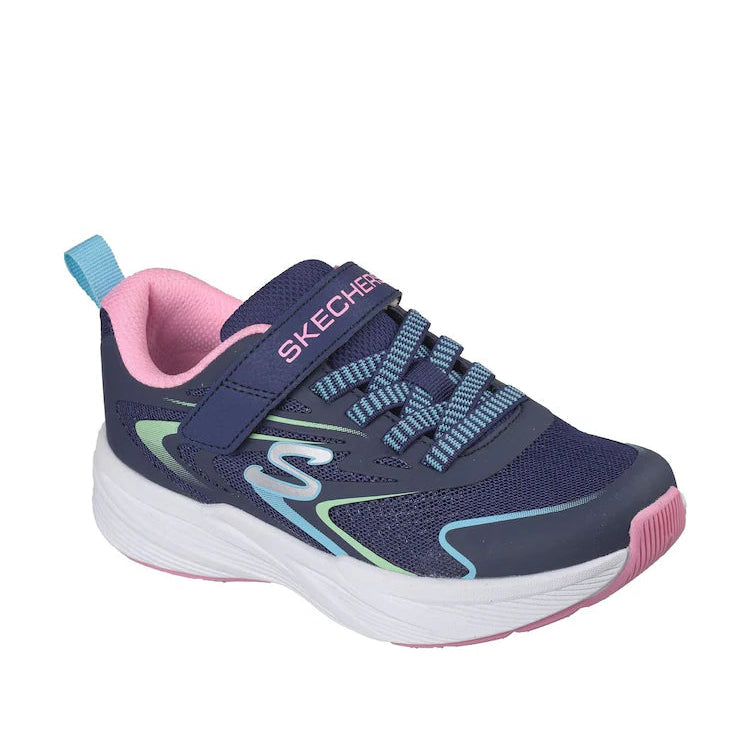 Girls Microspec Tread - Hyper Speed Trainers (Navy/Multi)