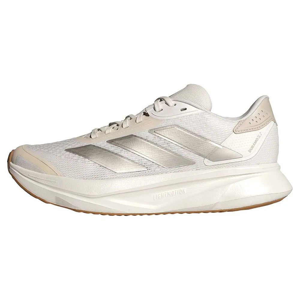 Duramo SL 2 Running Shoe (Off White/Metallic Gold)