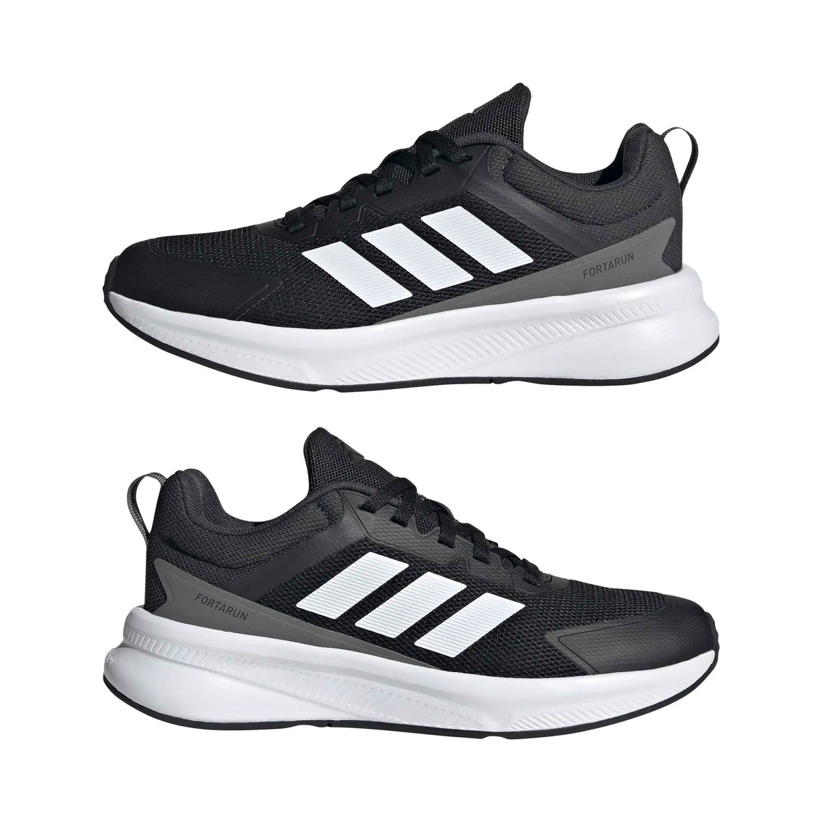 Youth Fortarun 4.0 Trainers (Black/White)