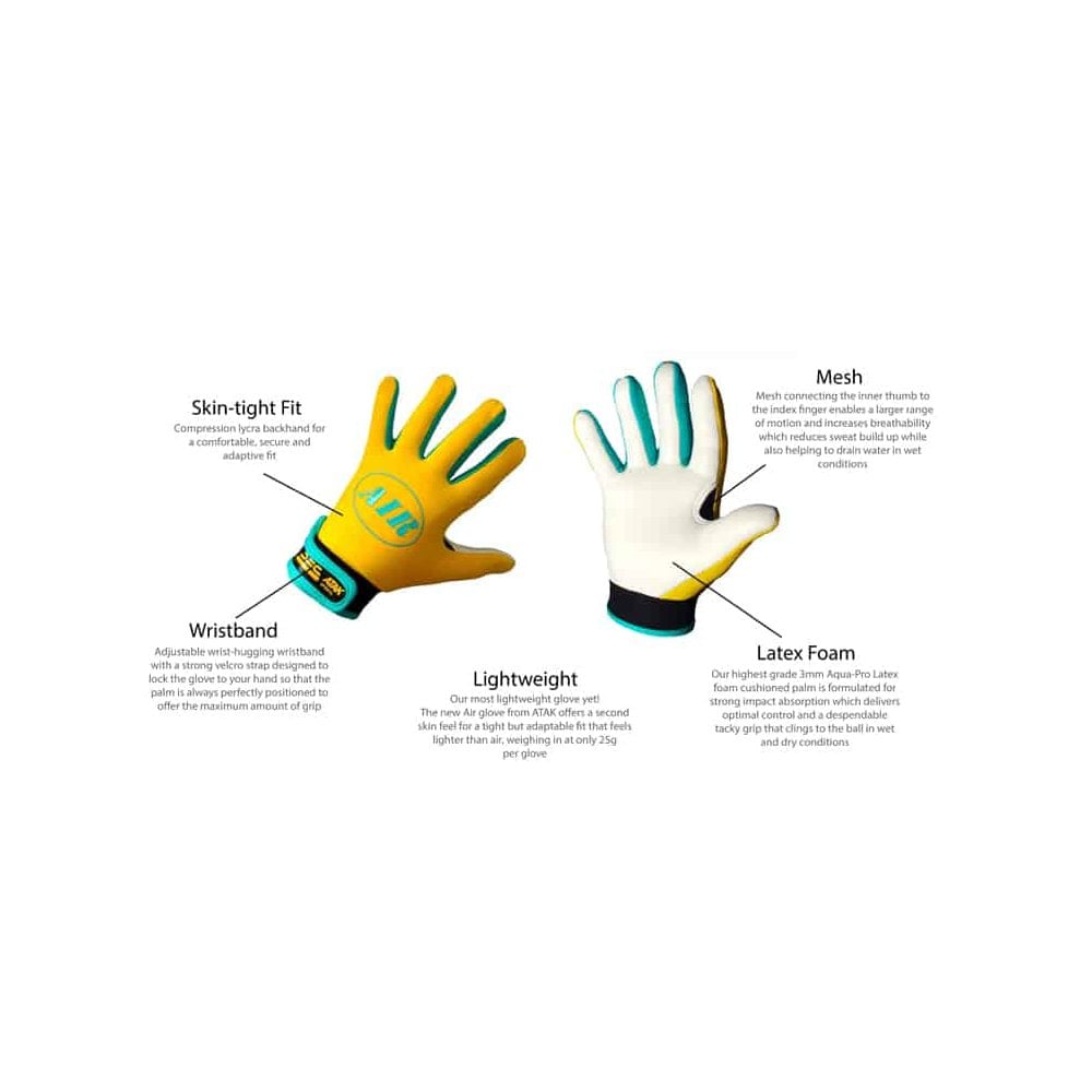 Air Gloves (Yellow/Green)