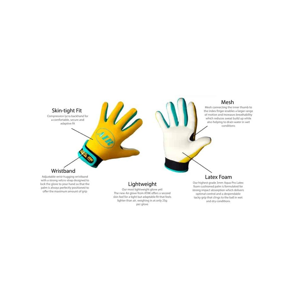 Air Gloves (Yellow/Green)