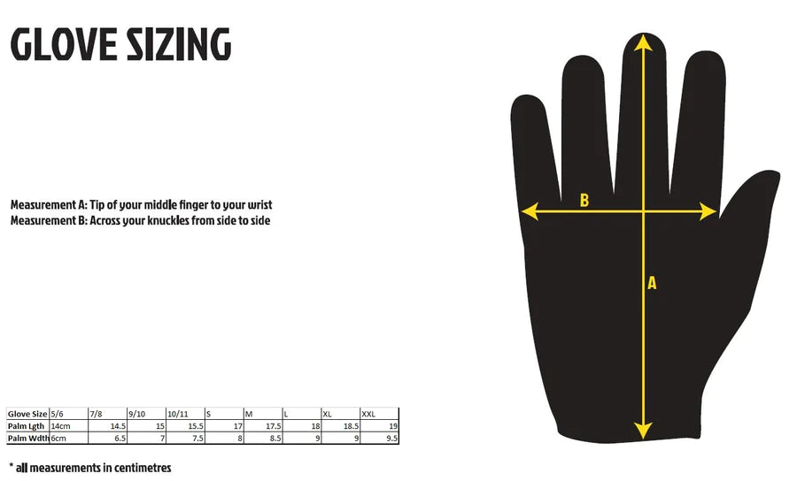 Neon Football Gloves (Neon/Black)