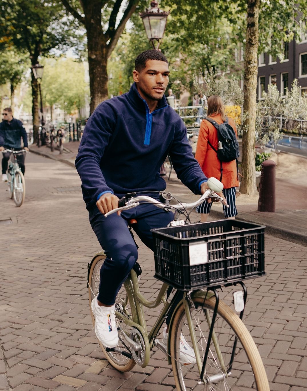 Unisex Half Zip Polar Fleece (Twilight Navy)