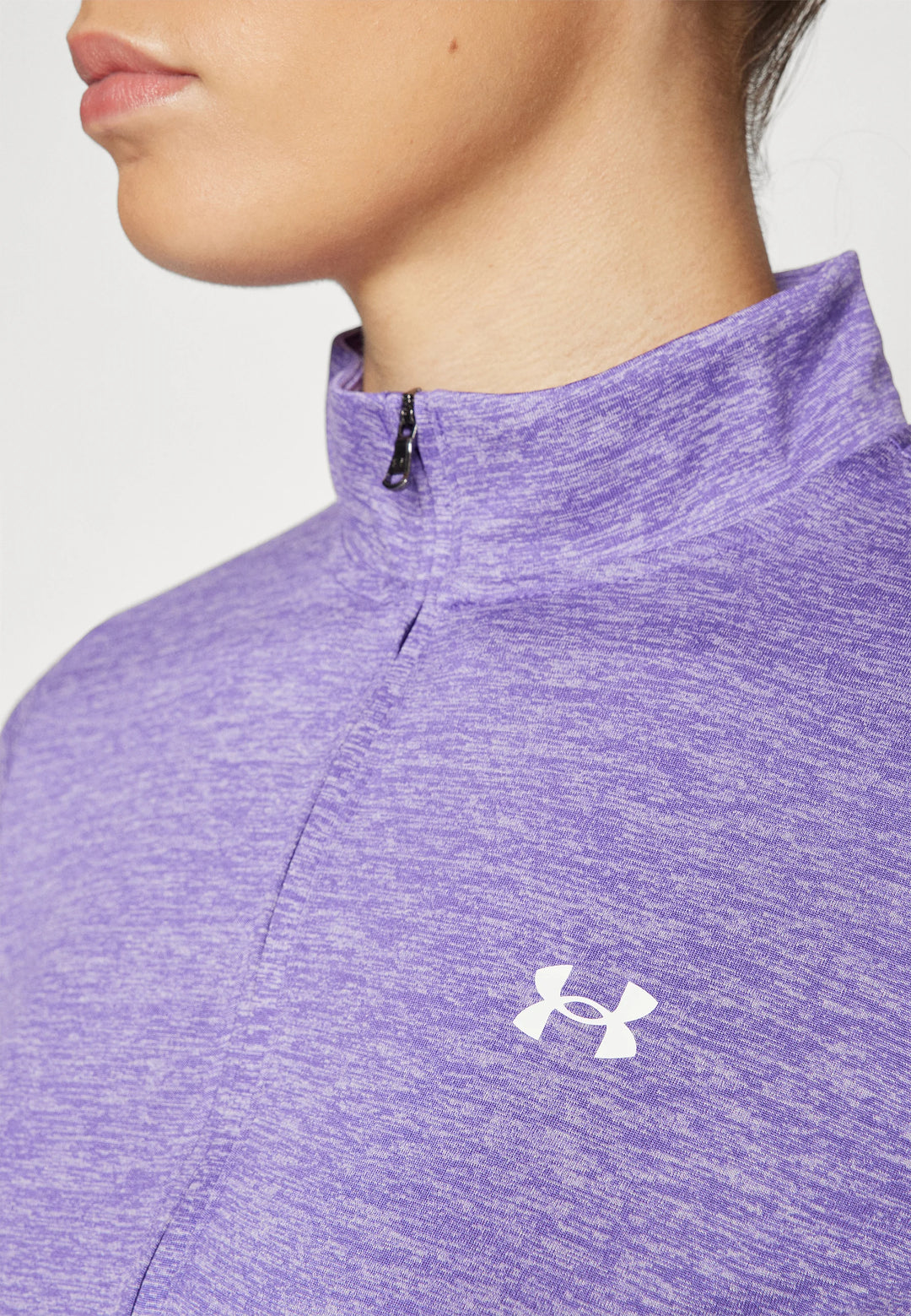 Womens Tech Twist 1/2 Zip (Purple)