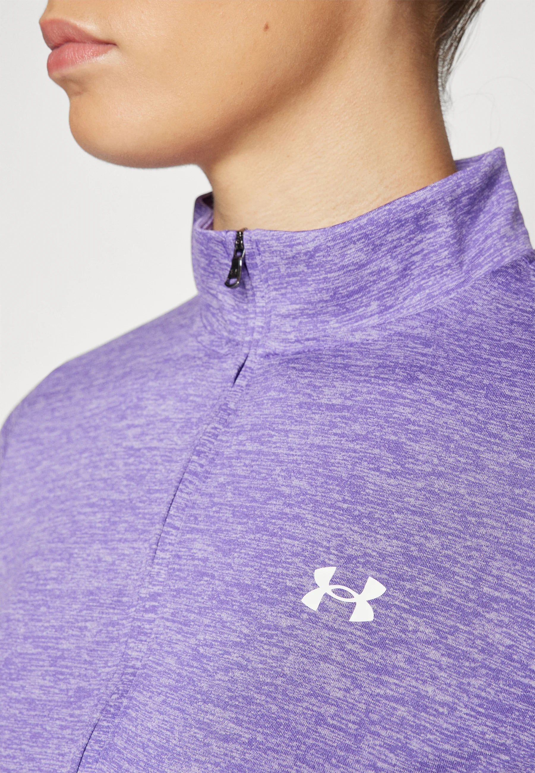 Womens Tech Twist 1/2 Zip (Purple)