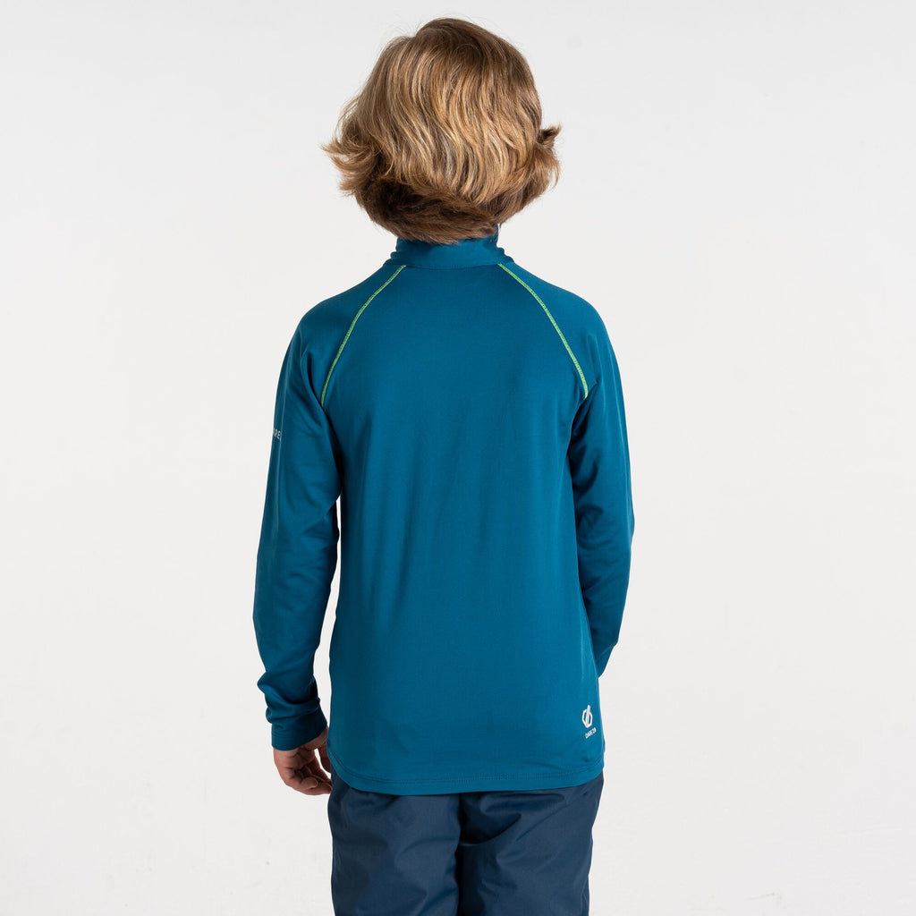 Boys Consist II Recycled Core Stetch Half Zip (King Fish Blue)