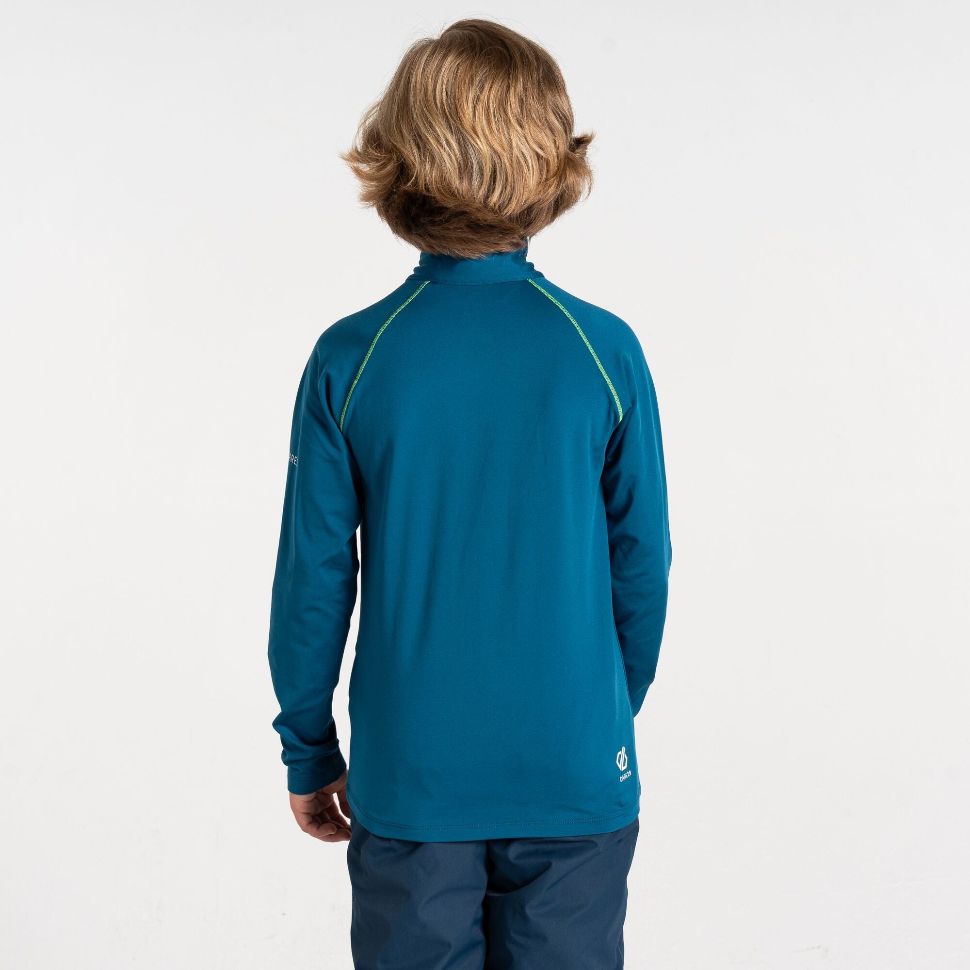 Boys Consist II Recycled Core Stetch Half Zip (King Fish Blue)