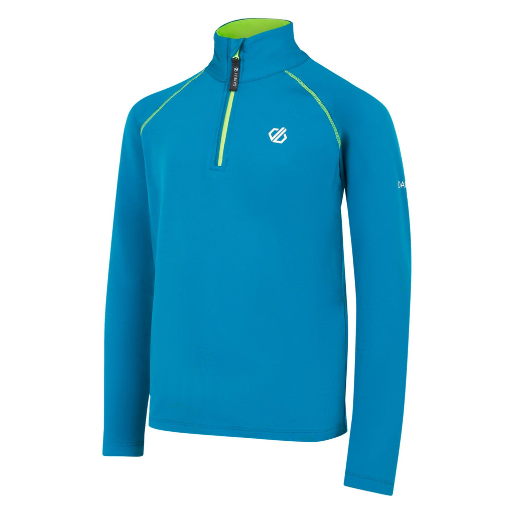 Boys Consist II Recycled Core Stetch Half Zip (King Fish Blue)