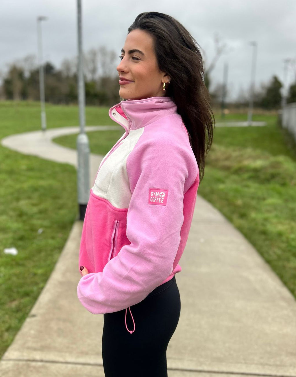 Snap Polar Fleece (Cotton Candy)