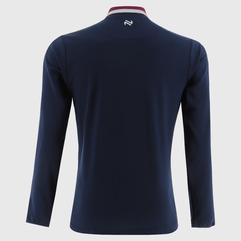 Kids Galway Dromore Half Zip Top (Marine/Maroon/White)