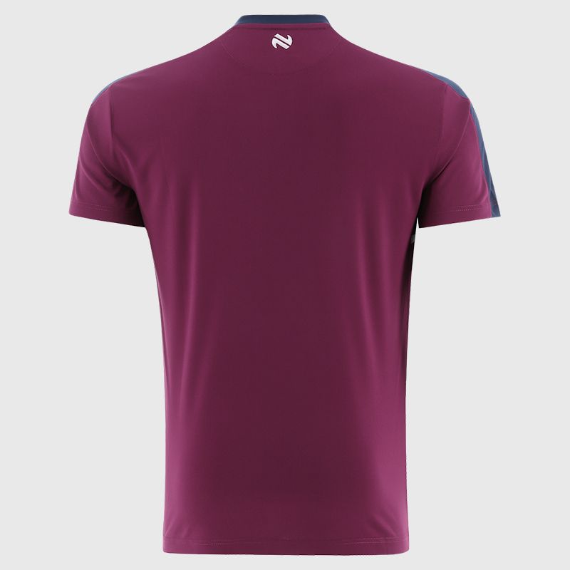 Adults Galway Dromore T-Shirts (Maroon/Marine/White)