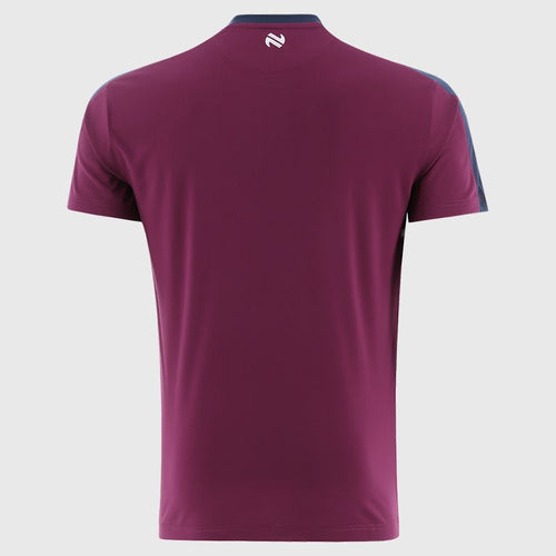 Adults Galway Dromore T-Shirts (Maroon/Marine/White)