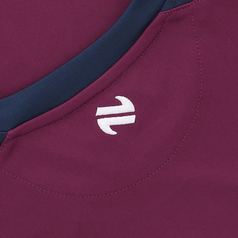 Adults Galway Dromore T-Shirts (Maroon/Marine/White)