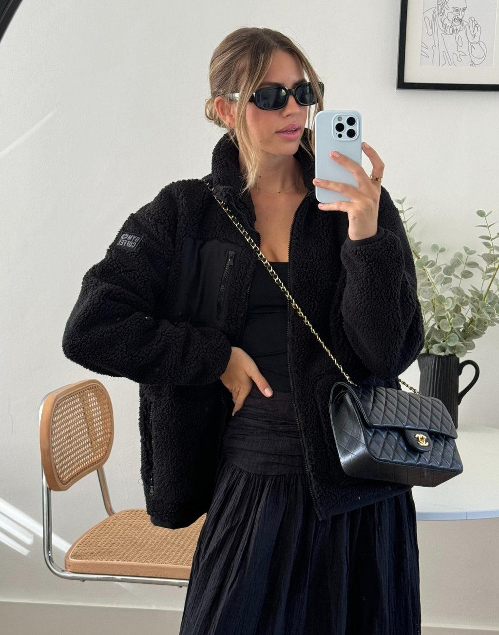 Unisex Industry Fleece Jacket (Black)