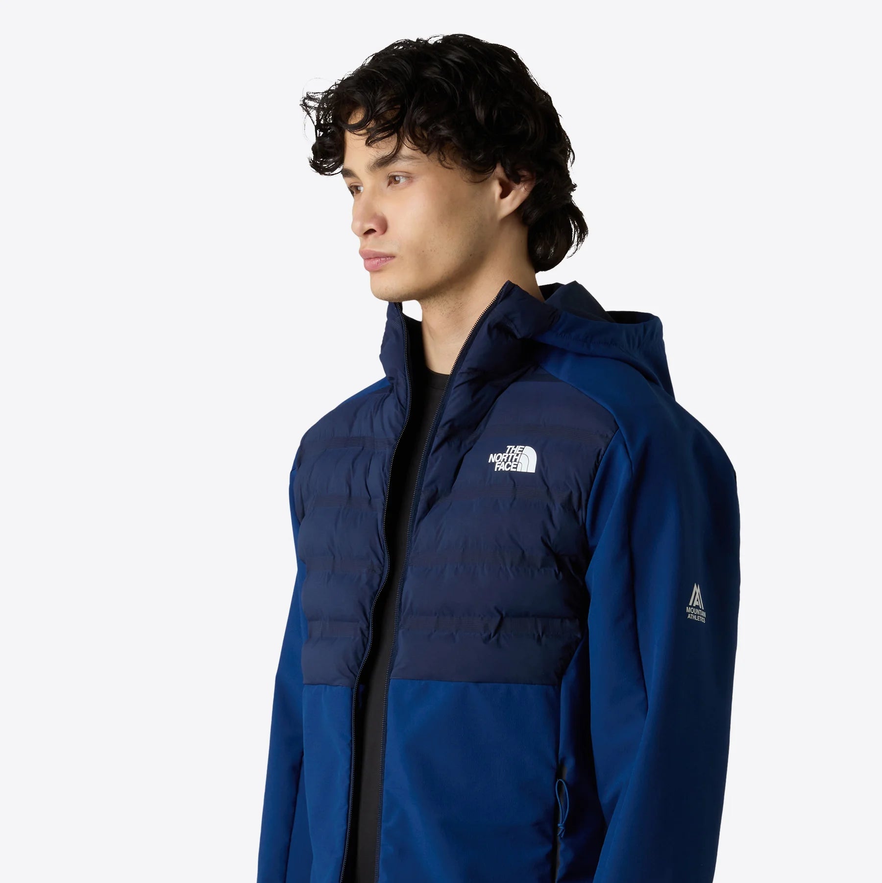 Mens Mountain Athletics Cari Hooded Jacket (Estate Blue/Summit Navy)