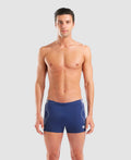 Men's Swim Short Arena Graphic (Navy/White)