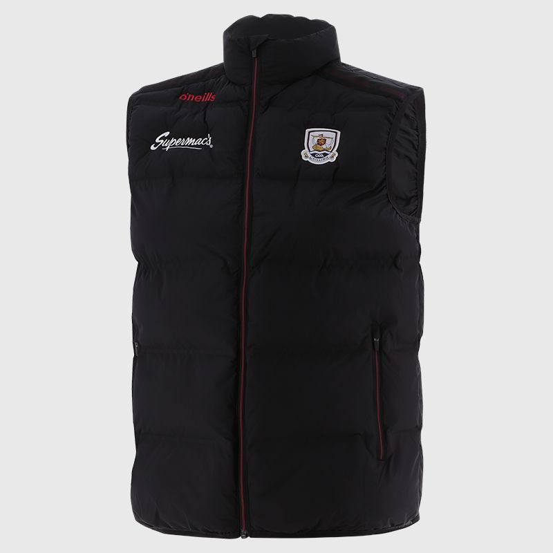 Galway GAA Nepal Adults Padded Gilet (Black/Red)