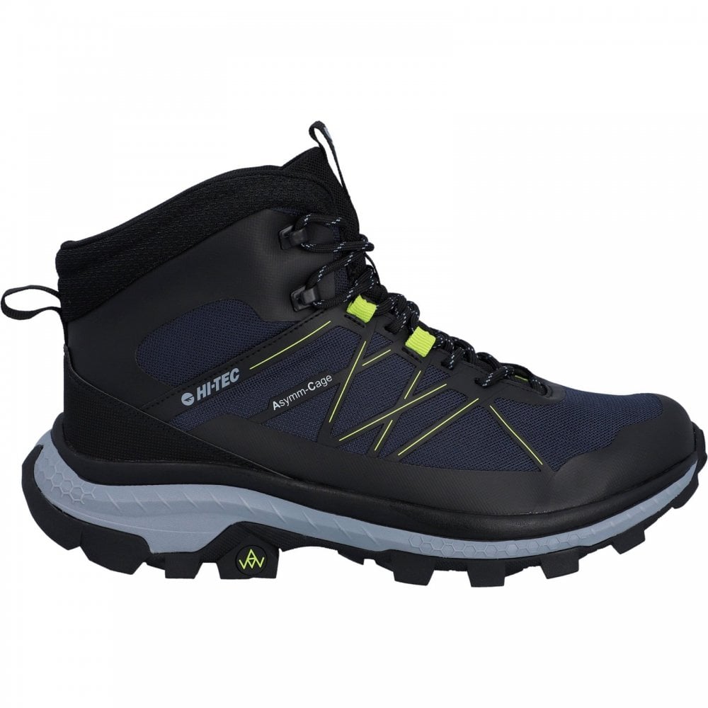 Mens Infuse Mid Hiking Boots (Black/Spellbound/Acid Lime)