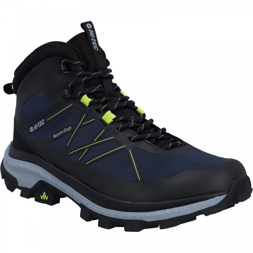 Mens Infuse Mid Hiking Boots (Black/Spellbound/Acid Lime)