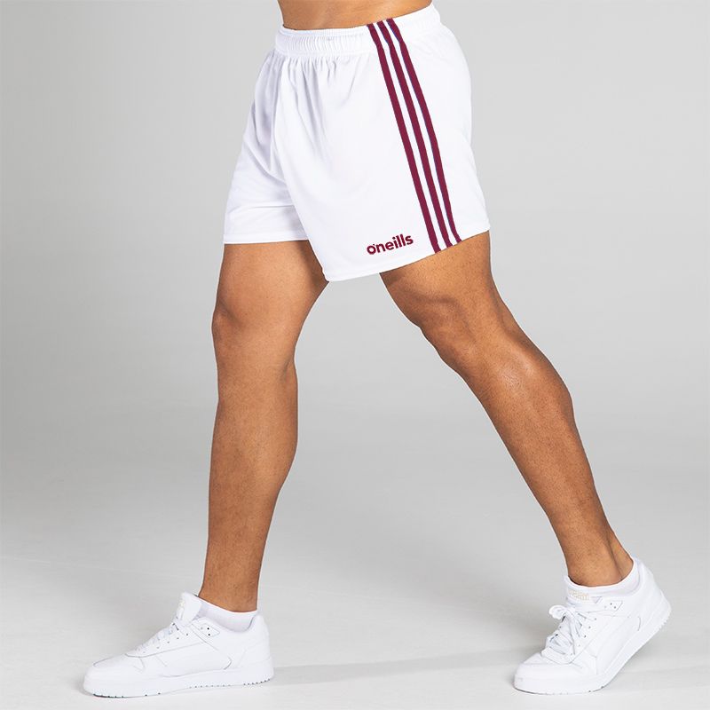 Mourne Gaelic Short (White/Maroon)