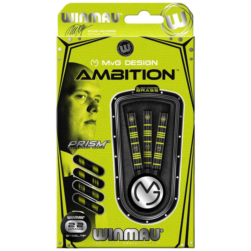 Ambition MVG Brass Darts (Black/Green)
