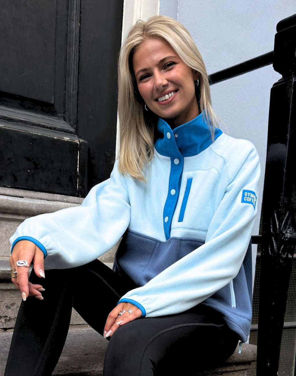 Snap Polar Fleece (Oasis Blue)