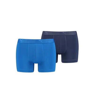 Puma Active Sport Boxer Twin Pack (Blue/Navy)