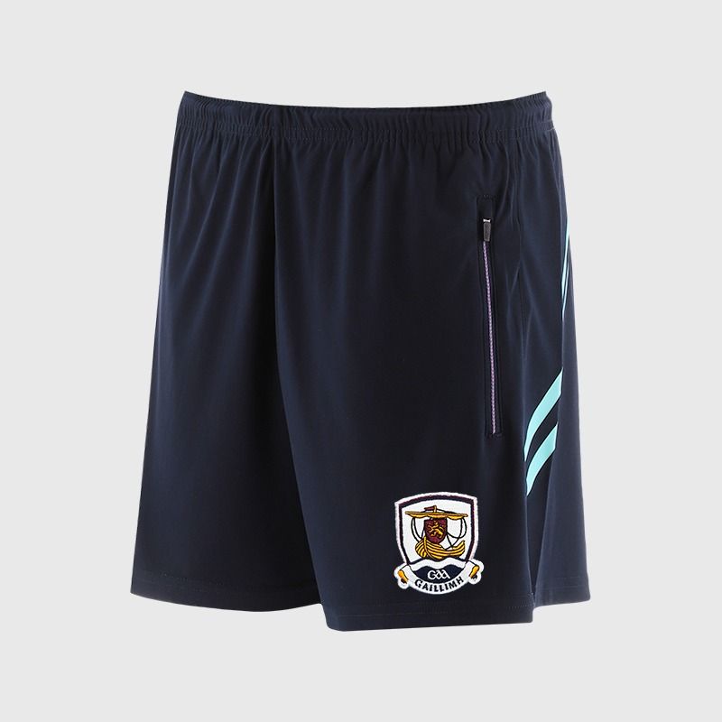 Kids Galway Sedona Poly Training Short (Marine/Green/Purple)