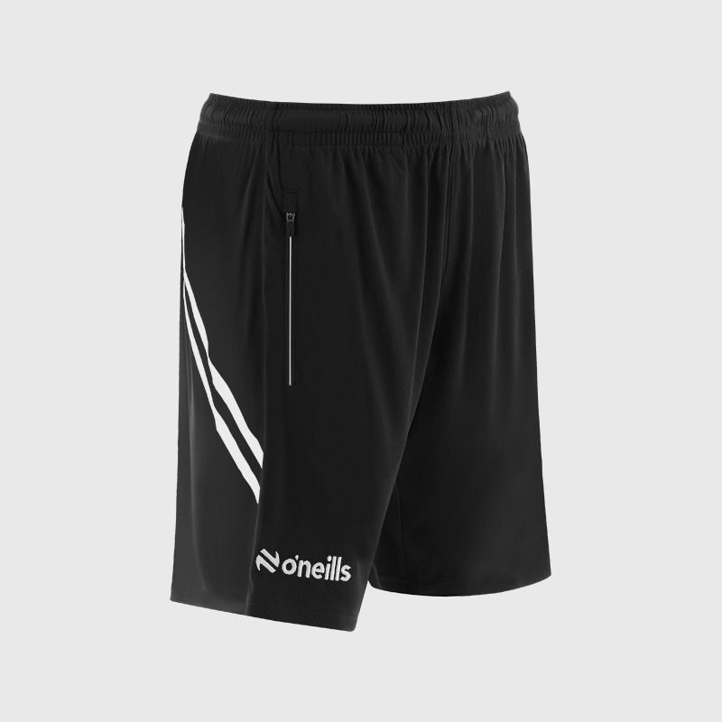 Adults Galway Sedona Poly Training Shorts (Black/White)