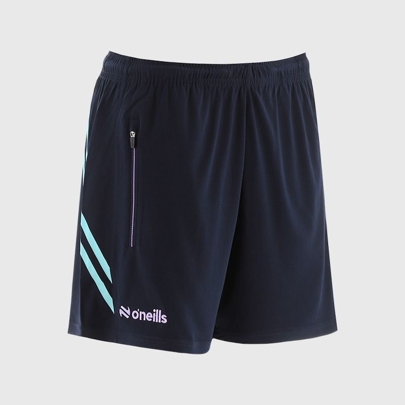Kids Galway Sedona Poly Training Short (Marine/Green/Purple)