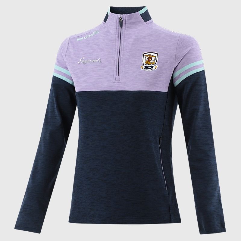 Kids Galway Sedona Half Zip Top (Purple/Marine/Green)