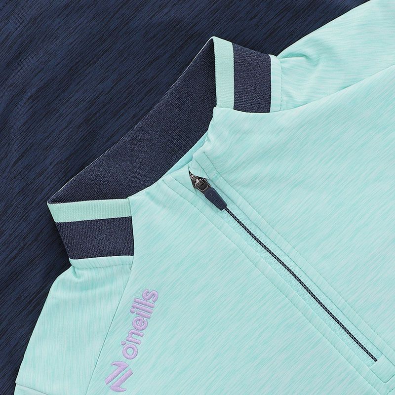 Kids Galway Sedona Half Zip Top (Marine/Green/Purple)