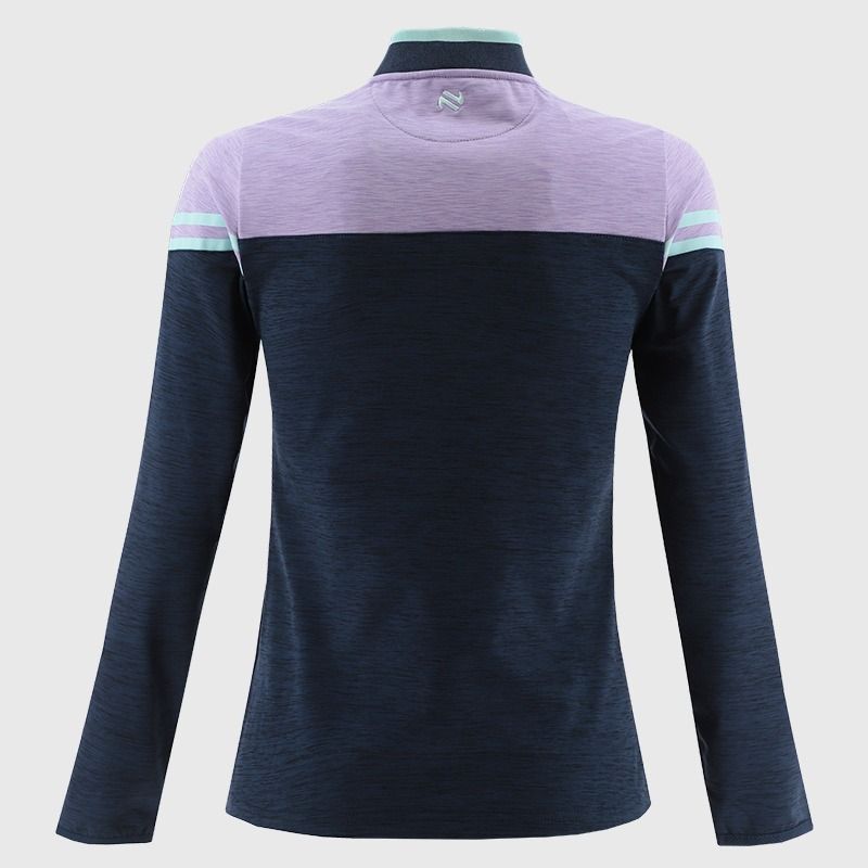 Kids Galway Sedona Half Zip Top (Purple/Marine/Green)