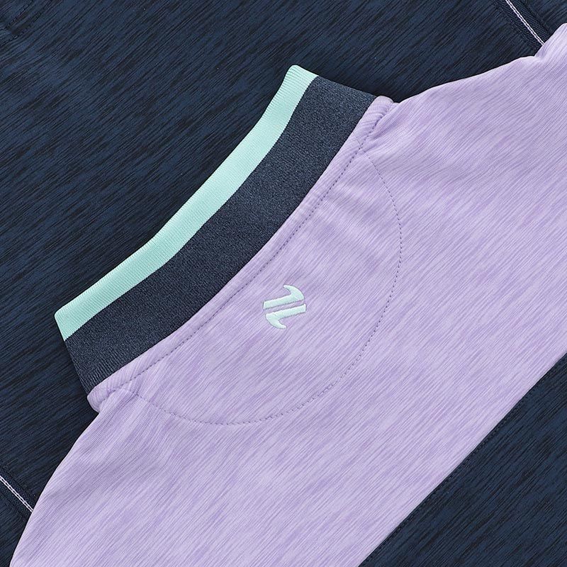 Kids Galway Sedona Half Zip Top (Purple/Marine/Green)