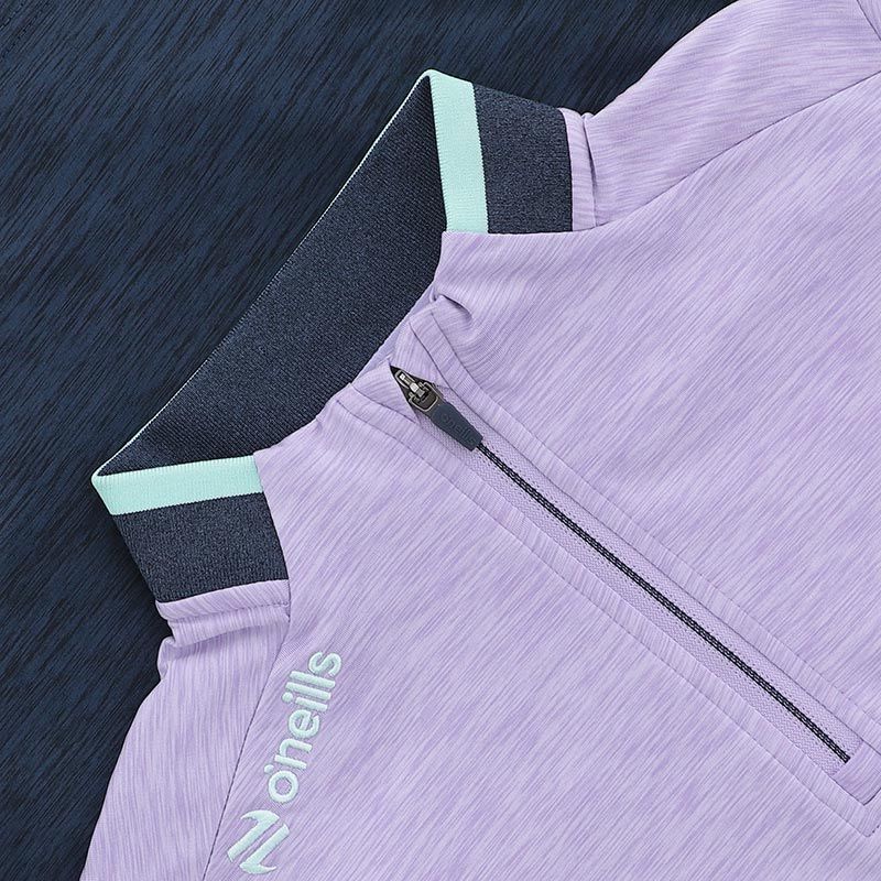 Kids Galway Sedona Half Zip Top (Purple/Marine/Green)