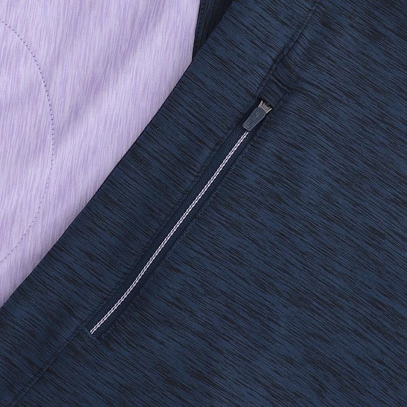 Kids Galway Sedona Half Zip Top (Purple/Marine/Green)