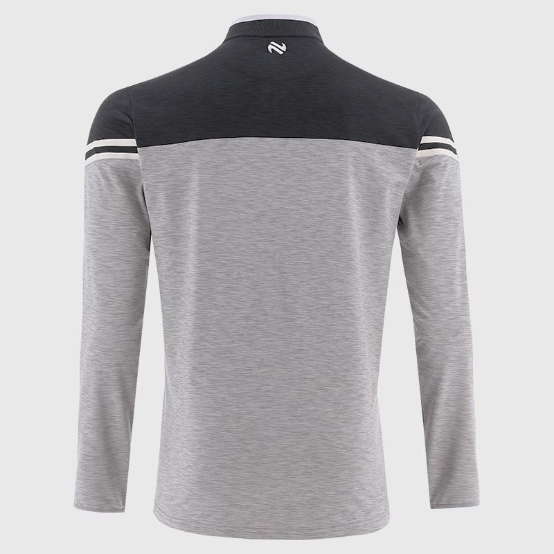 Adults Galway Sedona Half Zip Top (Silver/Black/White)