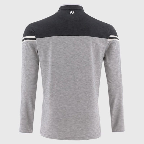 Adults Galway Sedona Half Zip Top (Silver/Black/White)