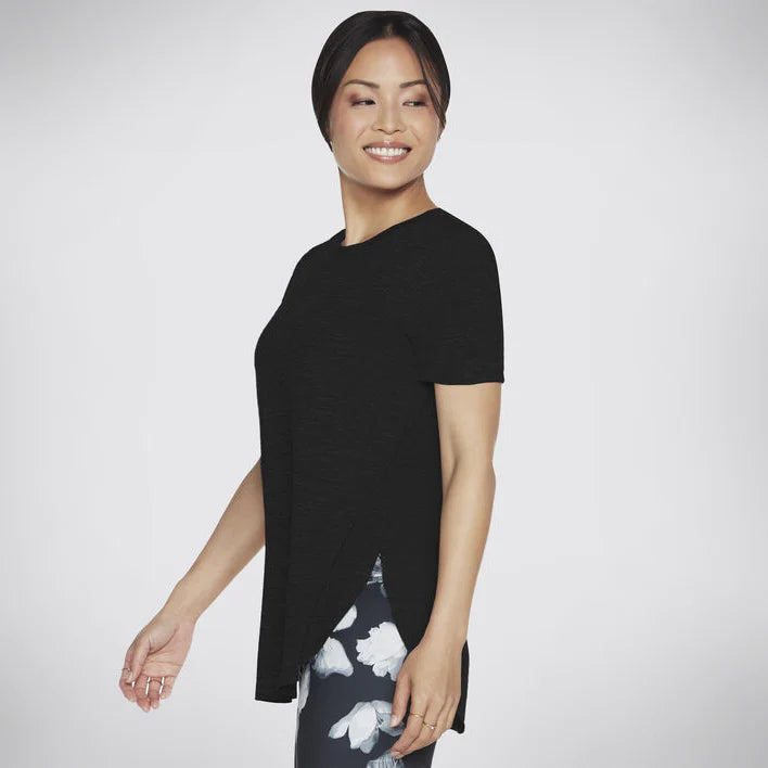 Womens GoDri Swift Tunic Tee (Black)