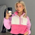Snap Polar Fleece (Cotton Candy)