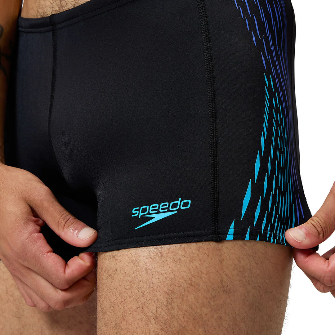 Men's Tech Panel Aquashort (Black/Blue)